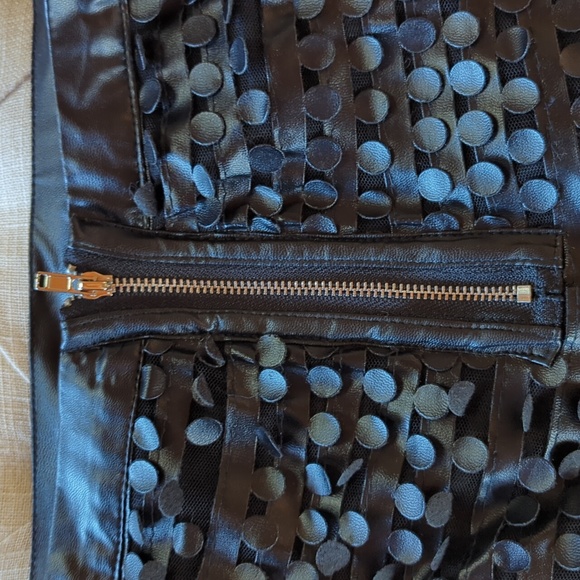 Faux Leather Skirt - Picture 7 of 7